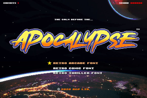 Apocalypse: Command Attention with a Bold Display Font