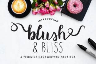 Blush & Bliss: A Font Duo for Modern, Joyful Design