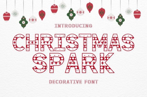 Christmas Spark: A Playful Font for Festive Designs