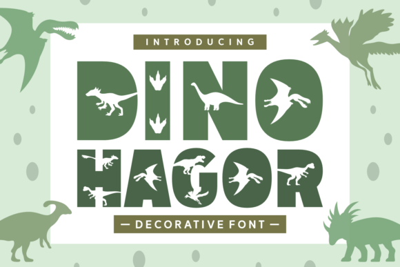 Dino Hagor: A Playful Typeface for Modern Design