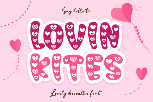 Lovin Kites: A Heartfelt Typeface for Creative Projects