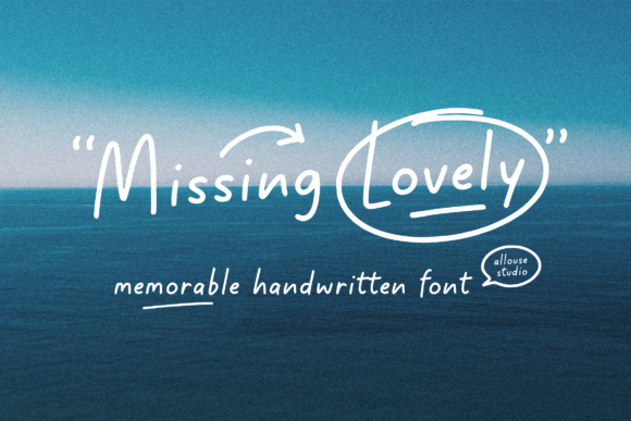 Missing Lovely: A Handwritten Font for Authentic Connection