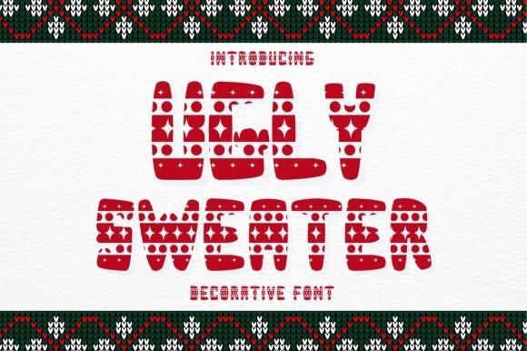 The Ugly Sweater Font: A Cozy Choice for Festive Designs